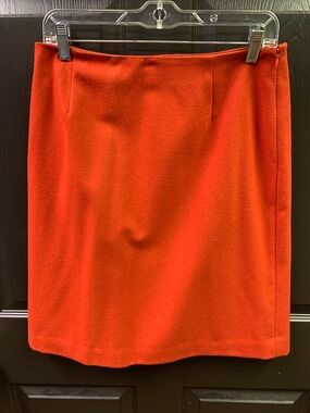 Vintage Classic Red Women's Straight Skirt